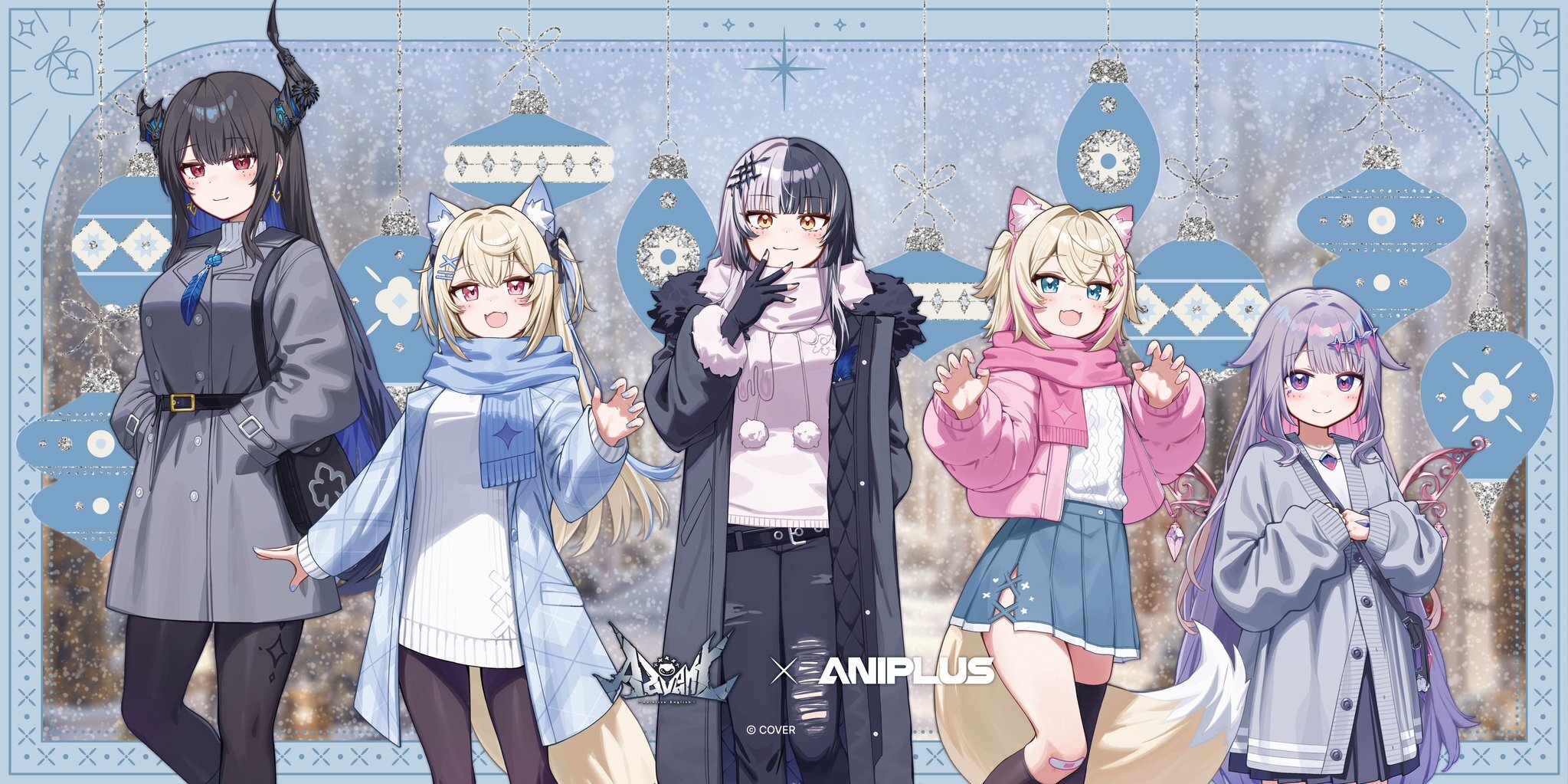 「場販」「官品現貨」Hololive EN Advent  x ANIPLUS  韓國Cafe 場販周邊