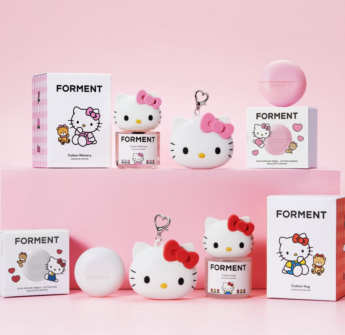 forment x hello kitty 固體香水