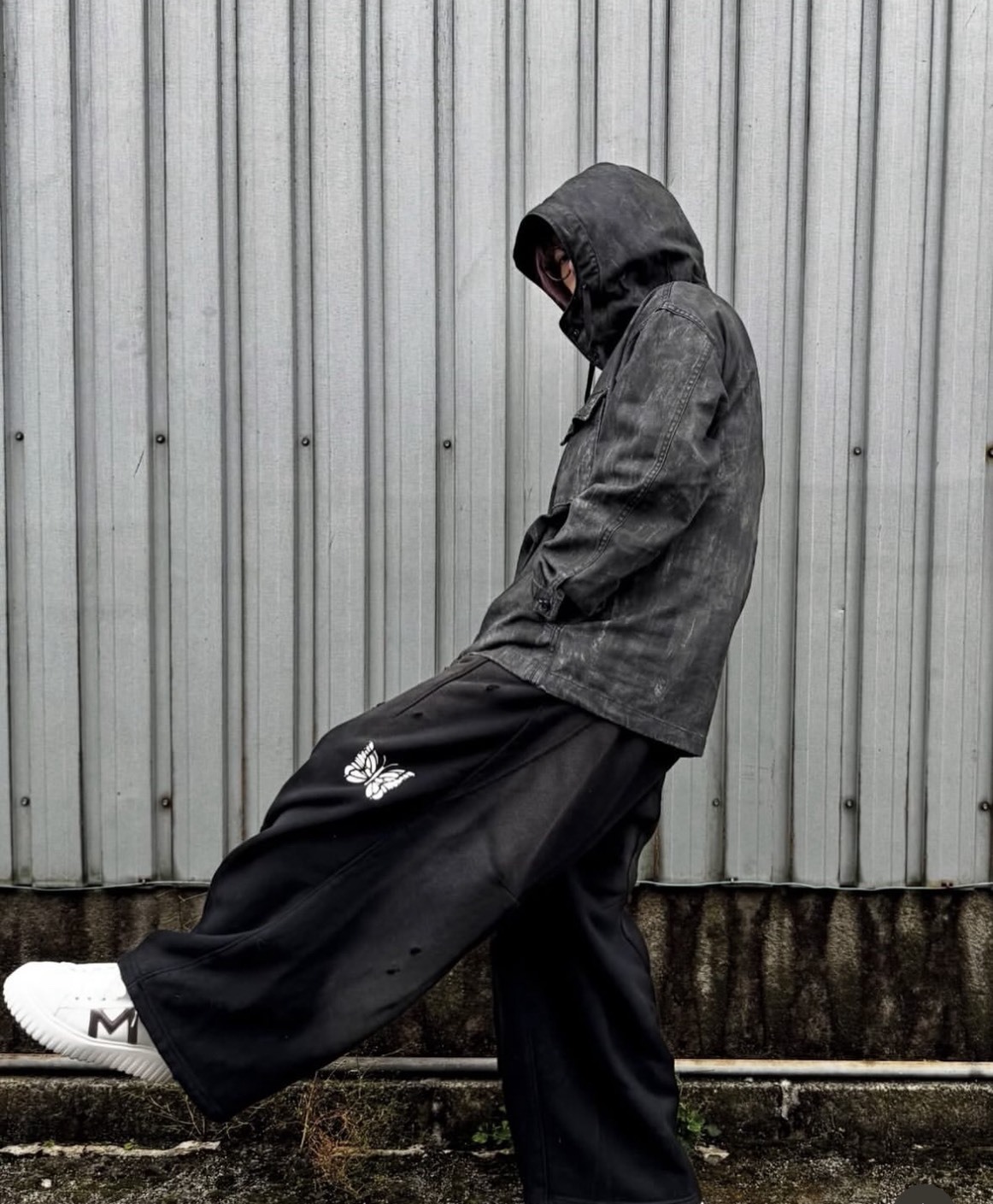 iSNEAKERS｜NEEDLES Deconstructed H.D. Sweat Pant 定番 解構破壞棉質寬褲