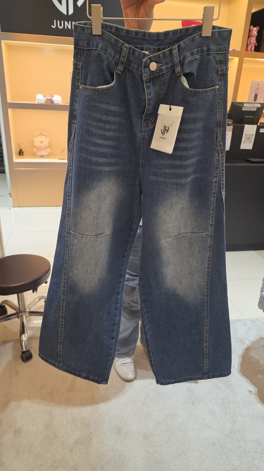 KE1448   JUNHE牛仔褲