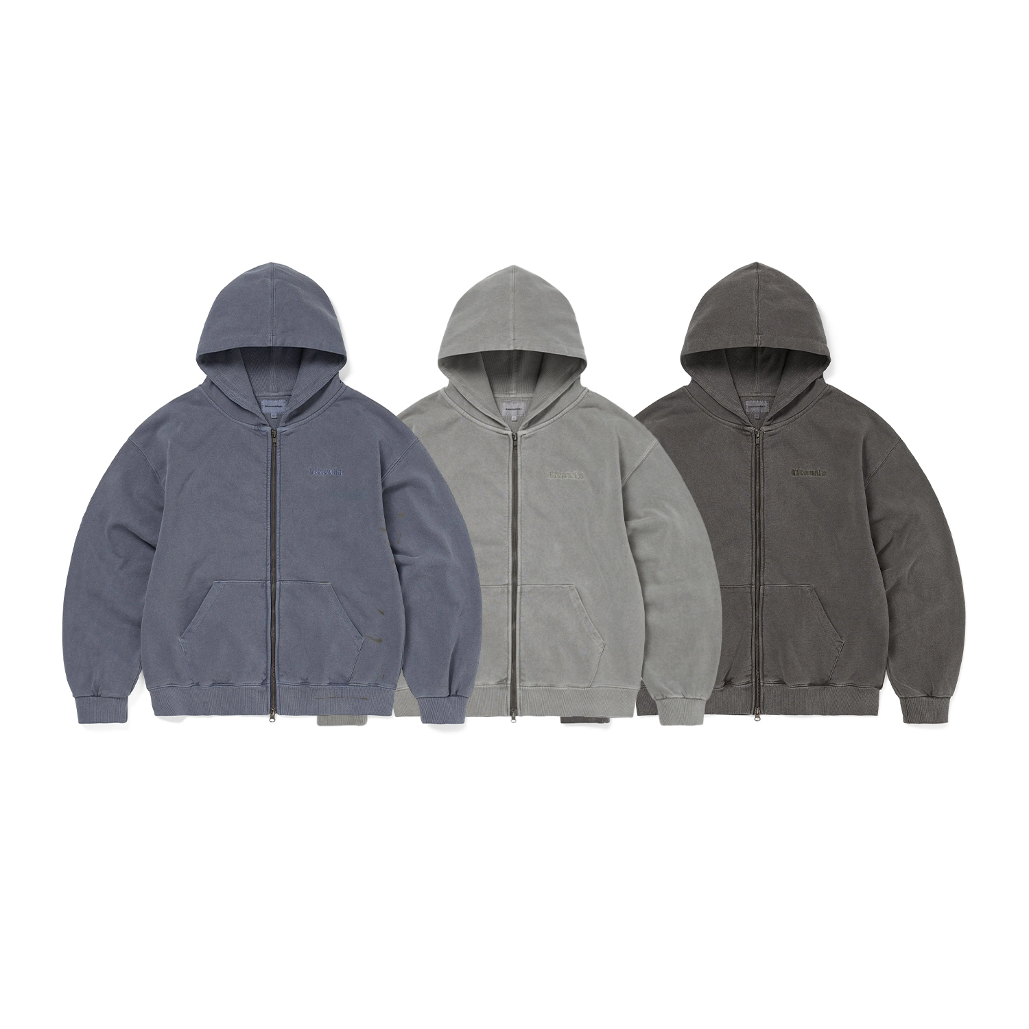 【車庫服飾】thisisneverthat Waffle Lined Zip Up Hoodie