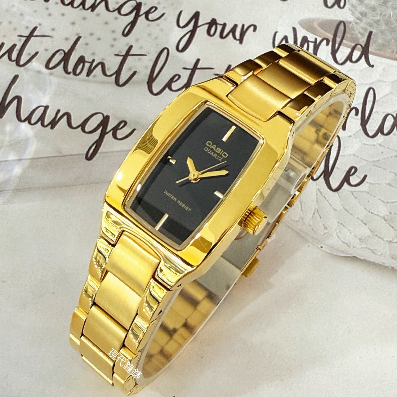 【CASIO 卡西歐】復古長形酒桶女錶LTP-1165N-1C  21mm 現代鐘錶