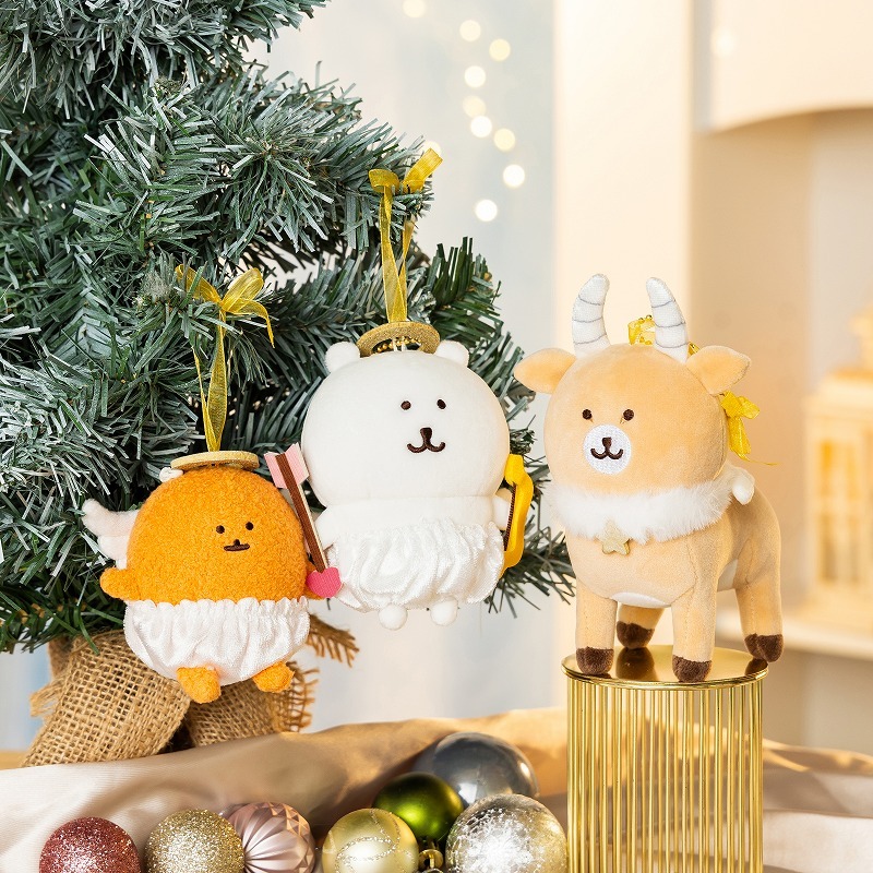 預訂｜白熊 & 可樂餅 &羚羊 軟綿綿天使公仔吊飾