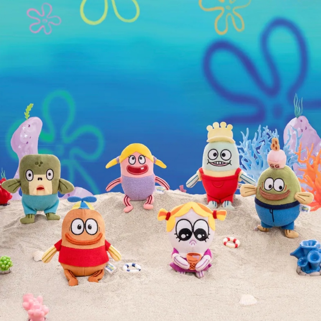 海綿寶寶 比奇堡居民 寶寶魚 指定款 絨毛吊飾 鑰匙圈 可愛周邊