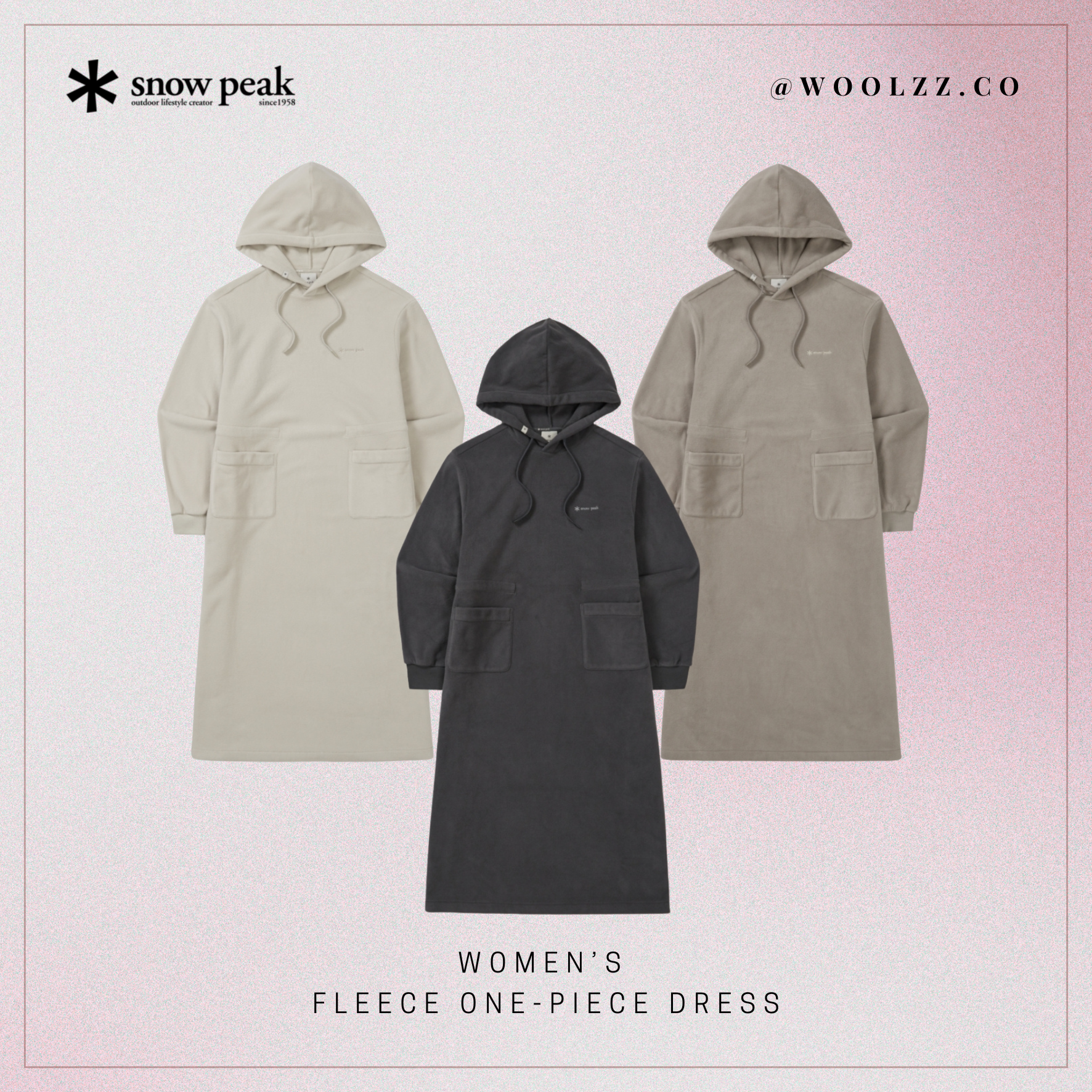 Snow Peak 女款刷毛連身裙 S25WWF-OP77