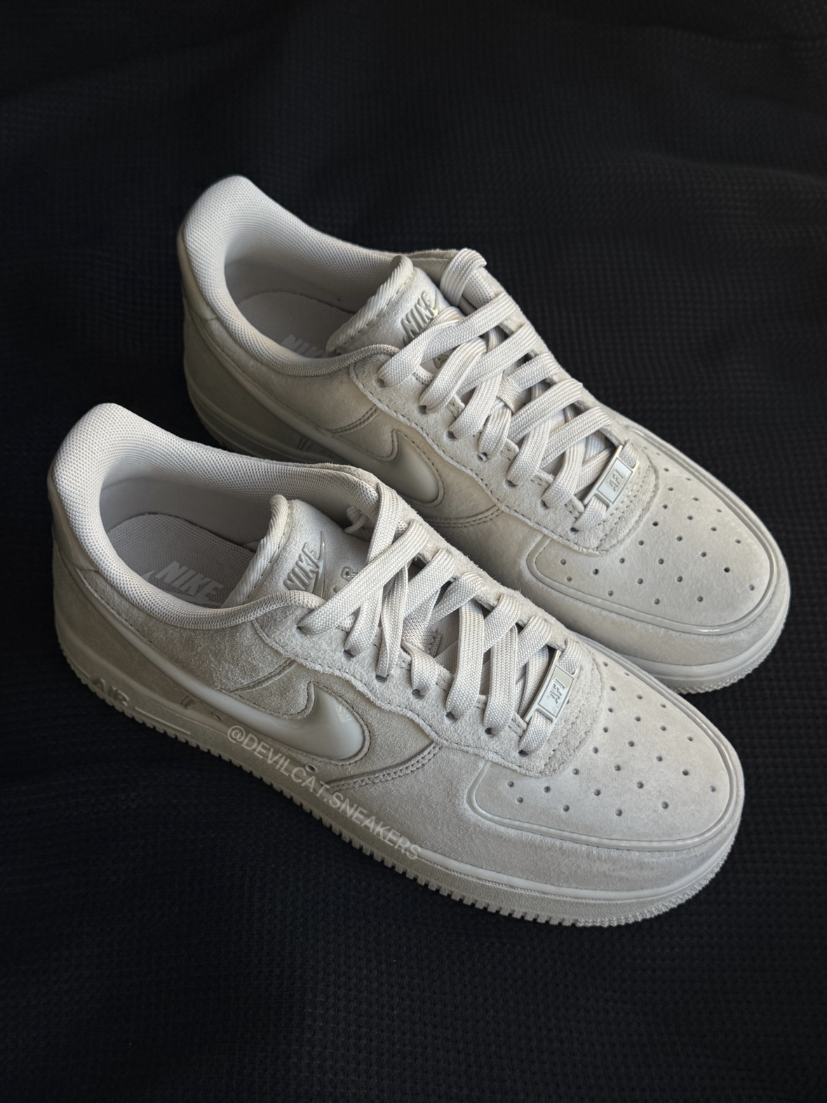Nike Air Force 1'07 米白 奶白 麂皮 女款 復古 HV4406-001