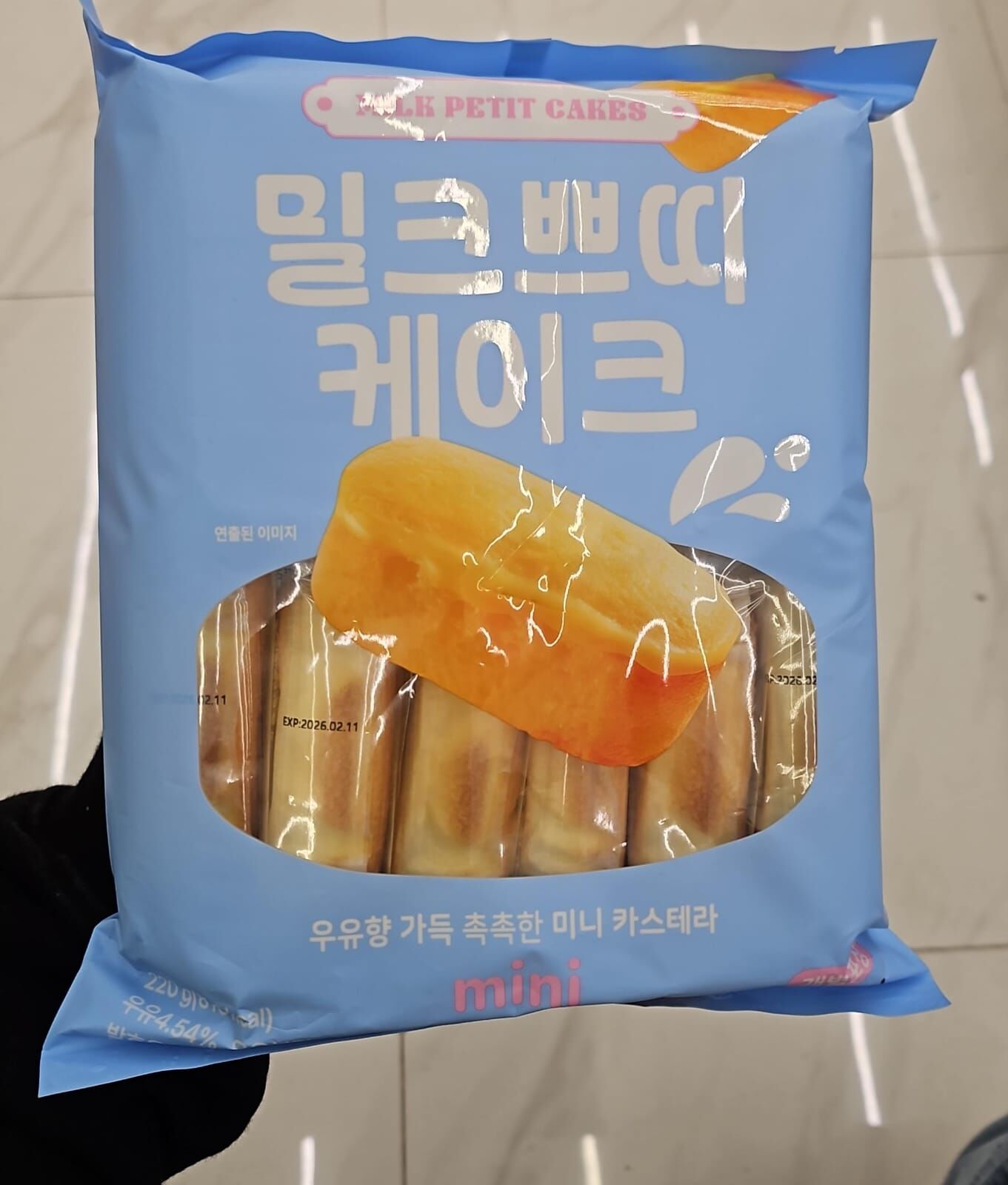 韓國連線 奶油/牛奶小蛋糕（1袋12個）（K11 MA694）