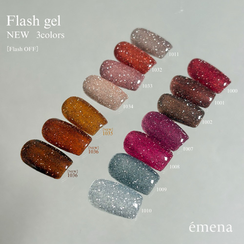 émena Flash Gel 閃鑽凝膠 1035~1037 (3色選擇)