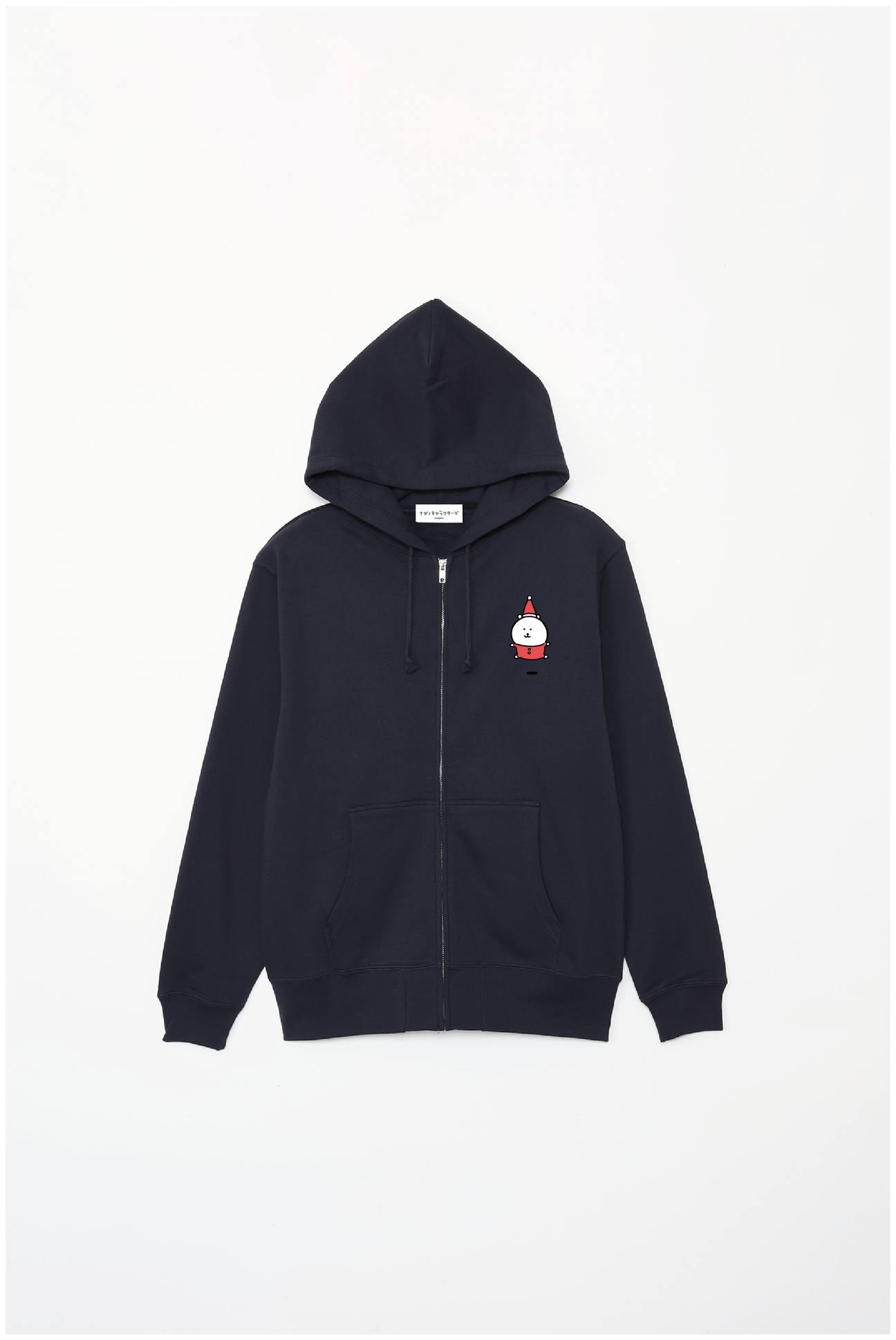 預訂｜聖誕白熊 連帽拉鏈外套 左胸圖案