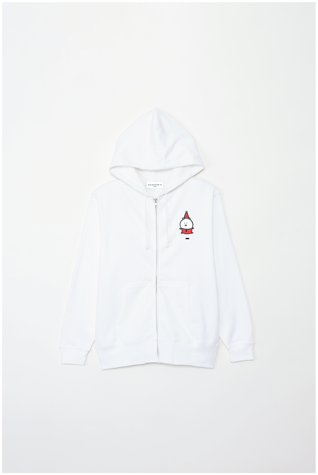 預訂｜聖誕白熊 連帽拉鏈外套 左胸圖案