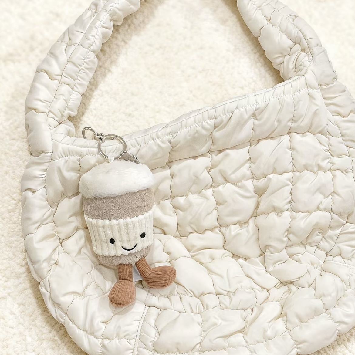 JELLYCAT 咖啡隨行杯 絨毛吊飾 可愛療癒 趣味 配件