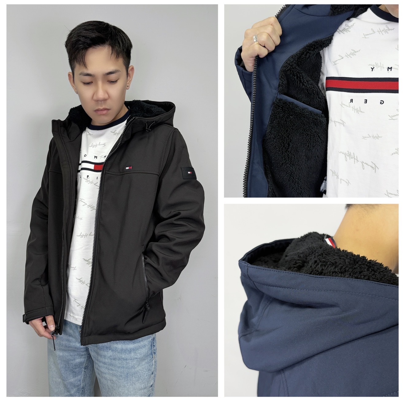 Tommy Hilfiger 厚刷毛 羊羔毛 防潑水 連帽外套 防風外套