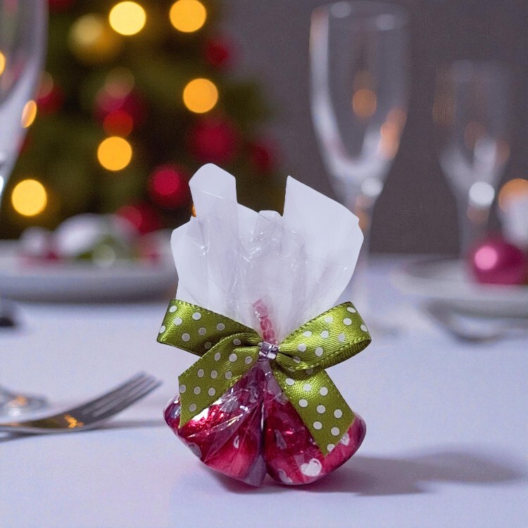 聖誕鈴鐺HERSHEY’S 賀喜巧克力創意糖果包,HERSHEY’S Christmas Bell Chocolate Creative Candy Bag