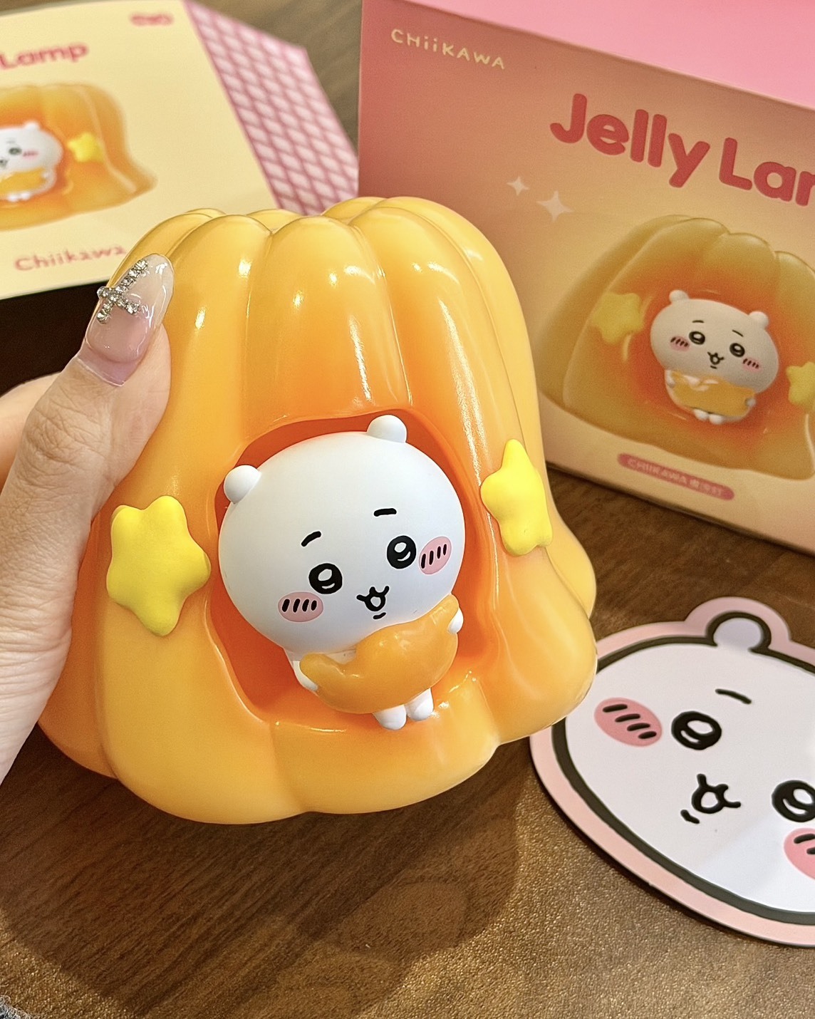 iSNEAKERS｜Chiikawa 吉伊卡哇 果凍燈 氛圍小夜燈 拍拍燈 禮盒 吉伊 烏薩奇