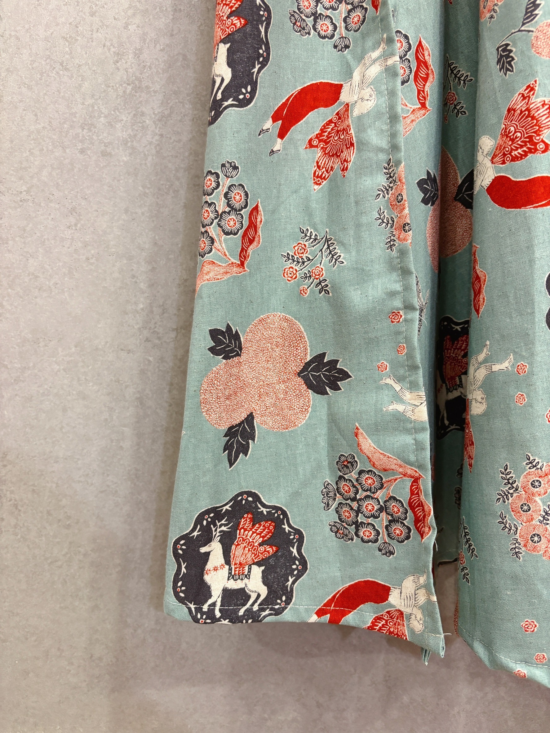 藍綠馬戲團 媽咪開衩魚尾洋裝（ L）