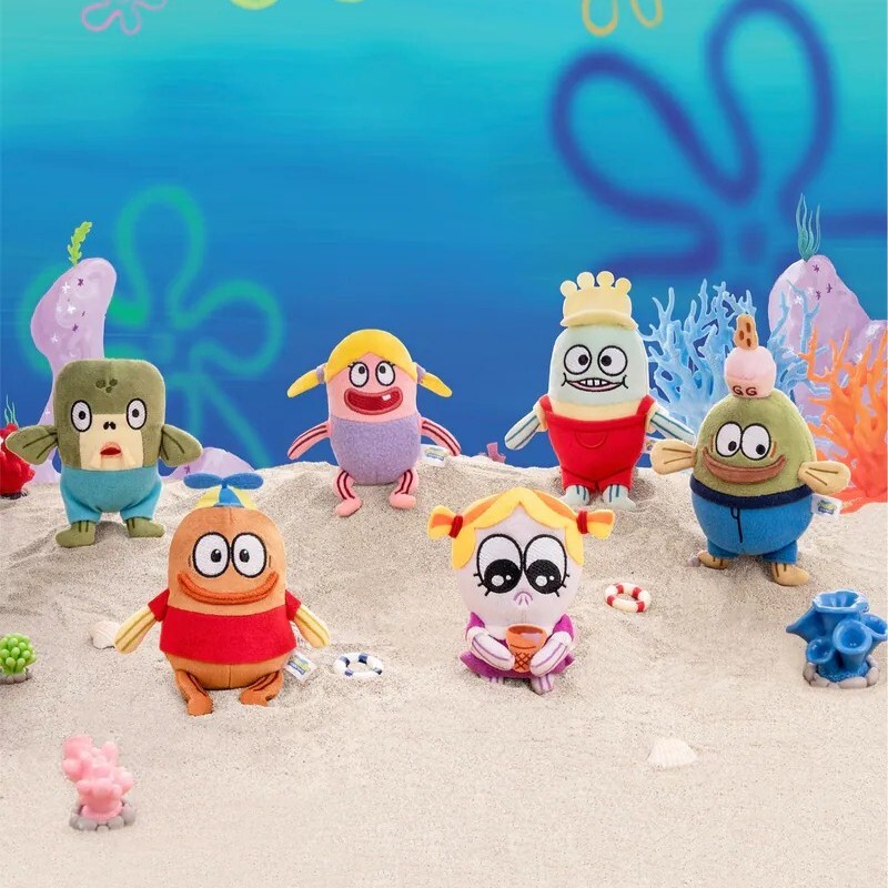 iSNEAKERS｜海綿寶寶 SpongeBob 寶寶魚系列 比奇堡居民 吊飾 鑰匙圈 6款