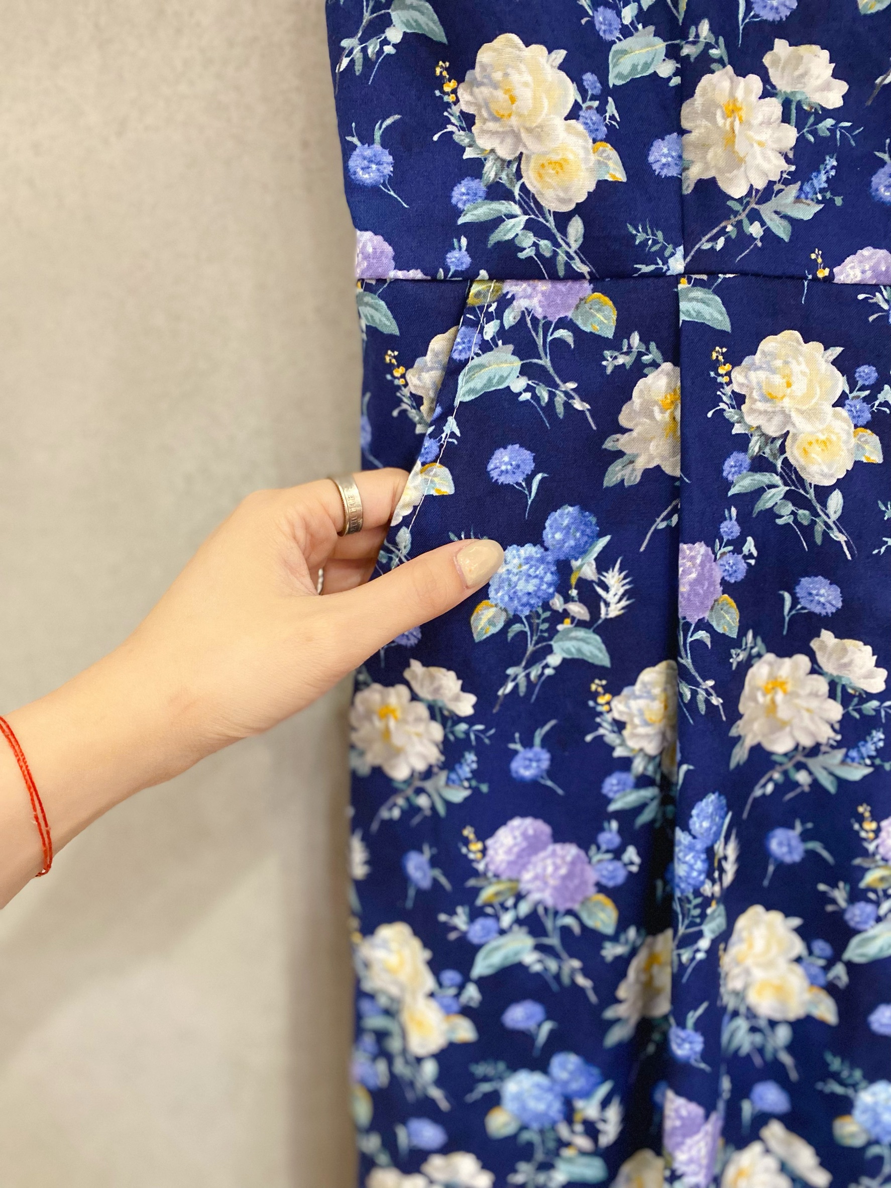 靜謐花語 媽咪平口吊帶長褲(M)