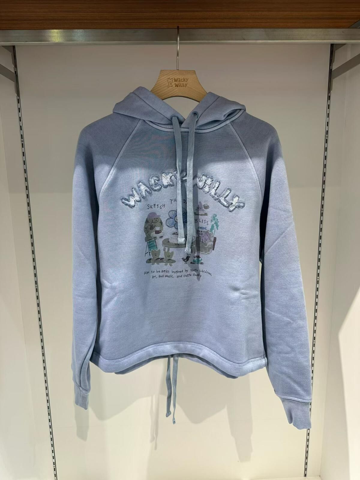 Wacky Willy 趣味塗鴉印花衛衣（K11 BR755）