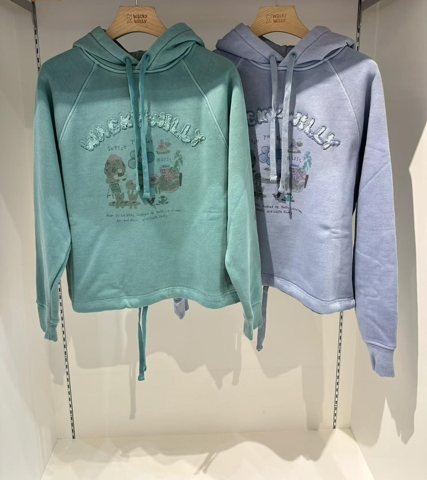 Wacky Willy 趣味塗鴉印花衛衣（K11 BR755）