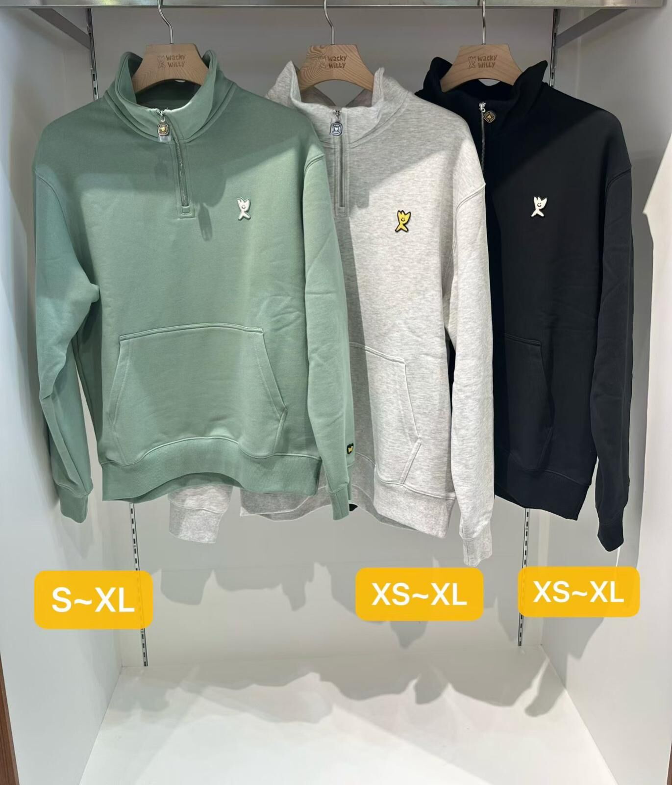 Wacky Willy 立領衛衣長袖（K11 BR758）