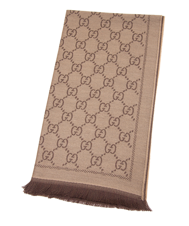 【預購】GUCCI SSL1115613 羊毛圍巾 (啡色) (1334833G2002764)