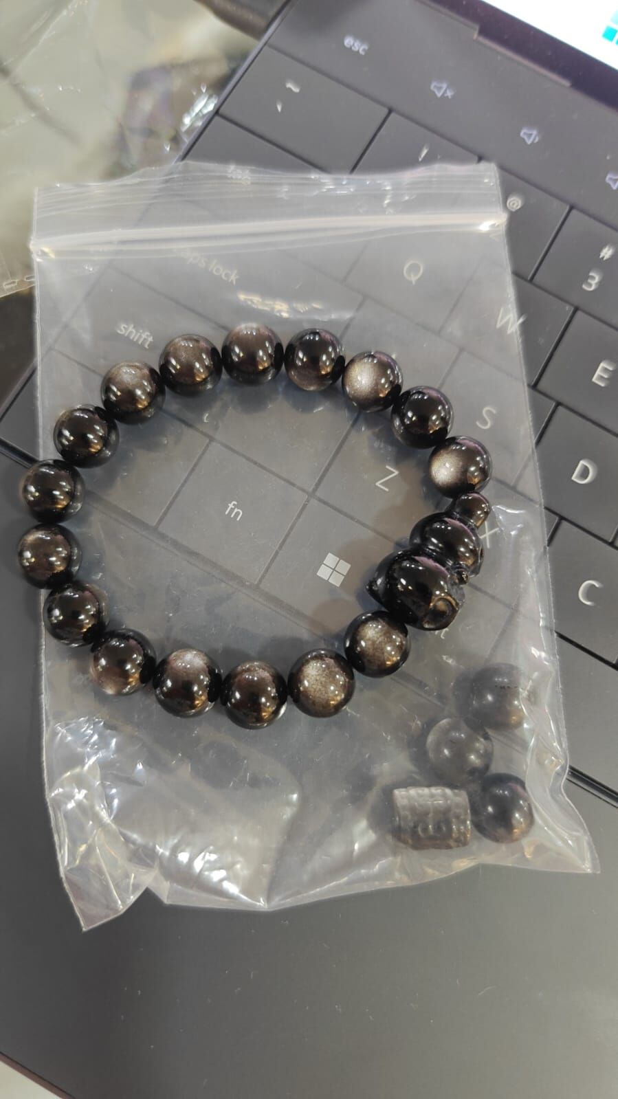 [S] GEMZ & CO OBSIDIAN BRACELET, Y556 (Y556)