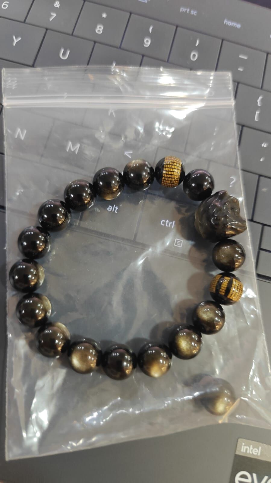[S] GEMZ & CO OBSIDIAN BRACELET, Y557 (Y557)