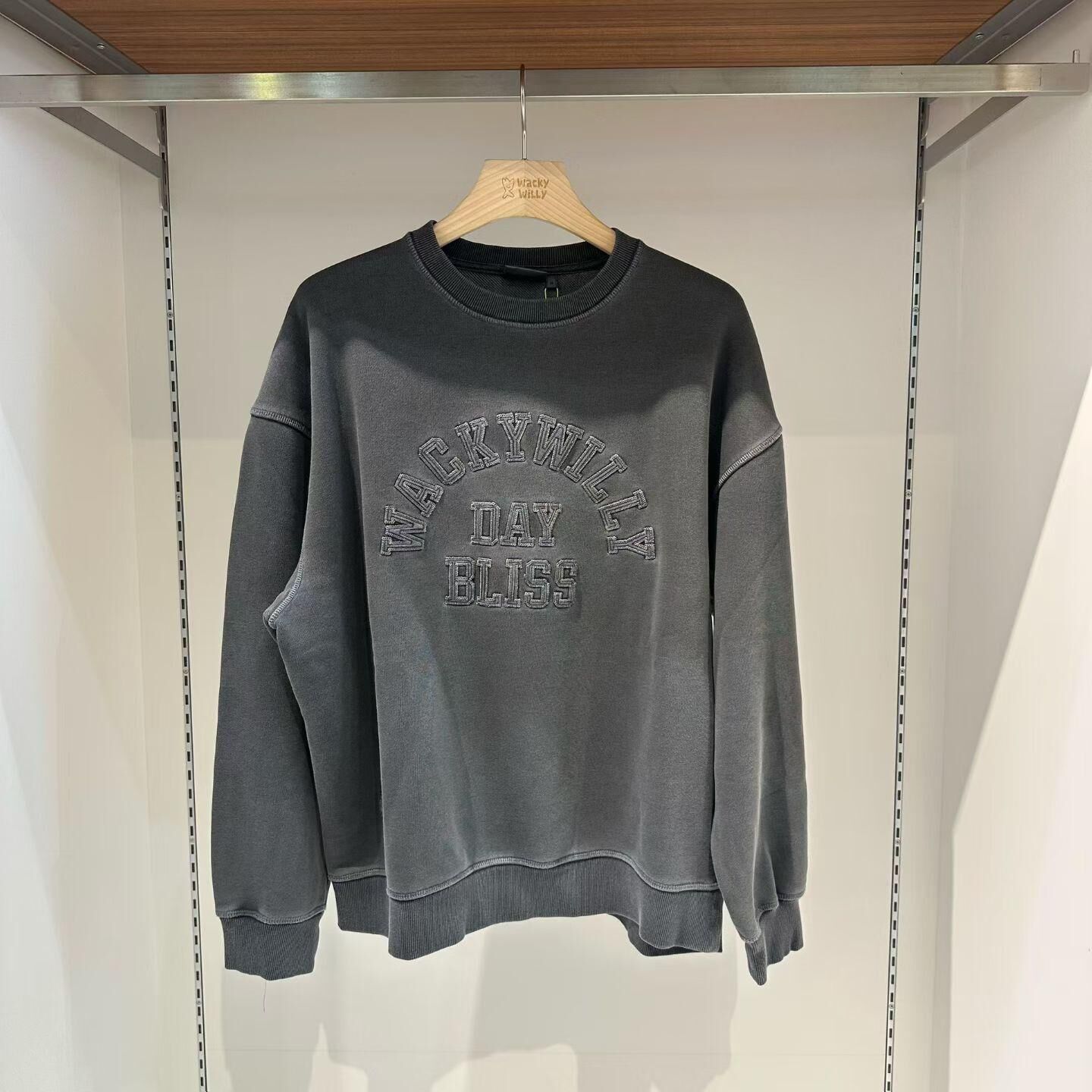 Wacky Willy 復古純色休閒衛衣（K11 BR770）