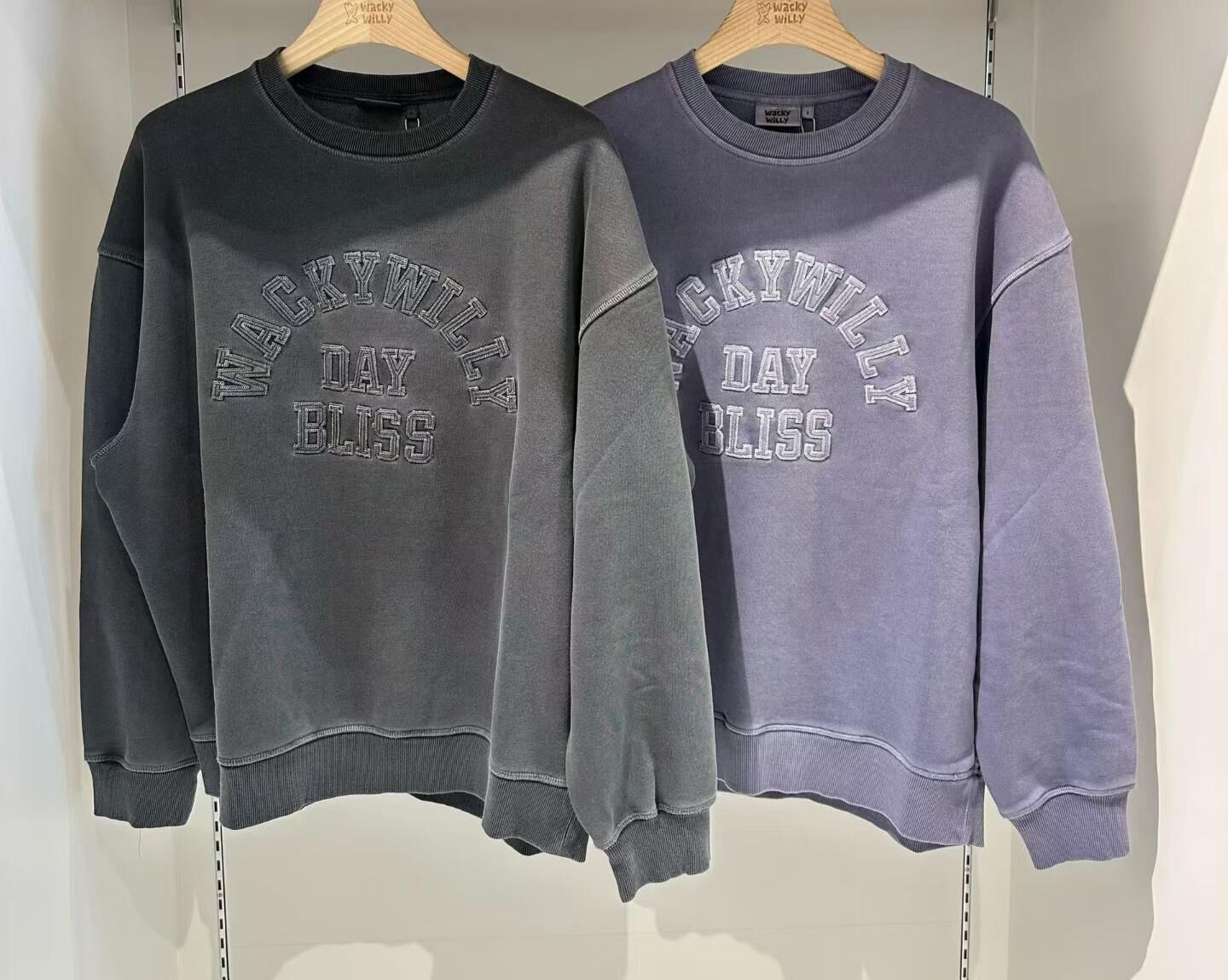 Wacky Willy 復古純色休閒衛衣（K11 BR770）