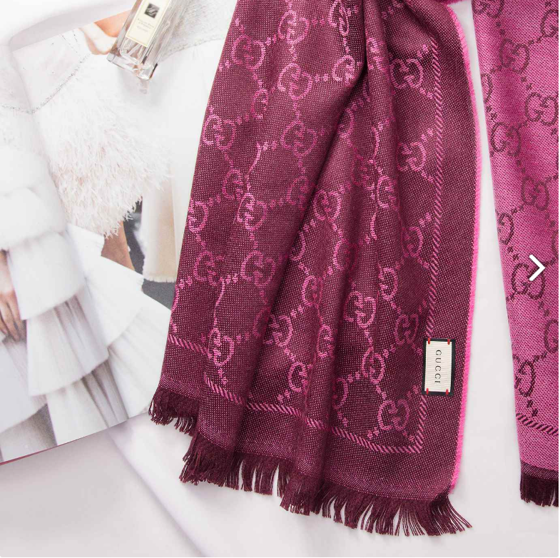 【預購】GUCCI SSL1115614 羊毛圍巾 (粉紅色) (1334833G2005573)