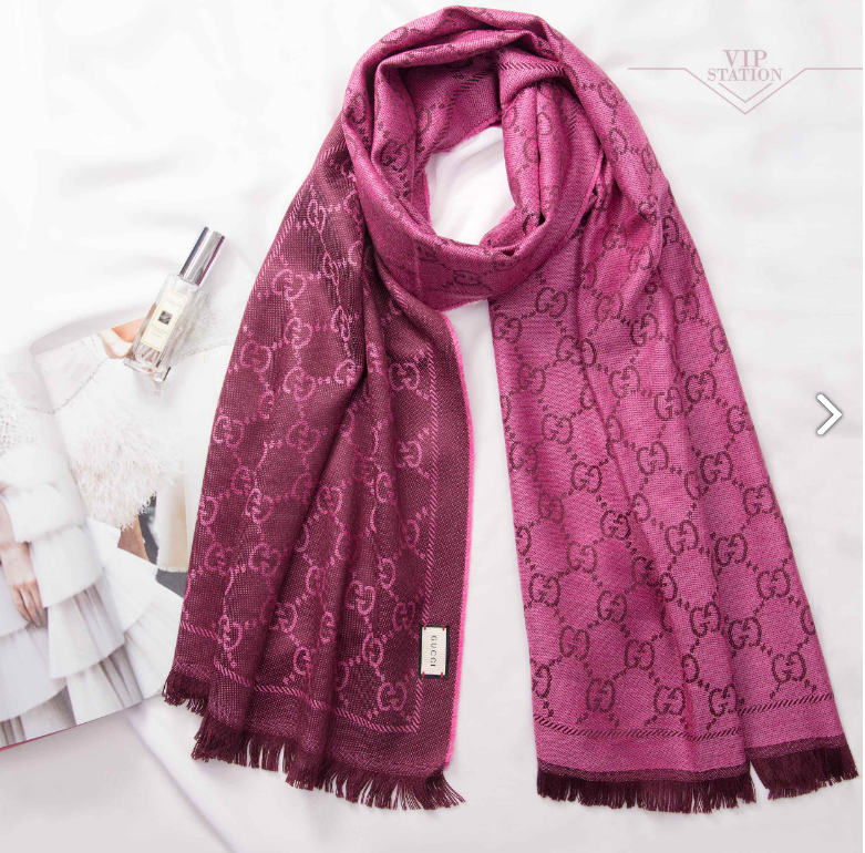【預購】GUCCI SSL1115614 羊毛圍巾 (粉紅色) (1334833G2005573)