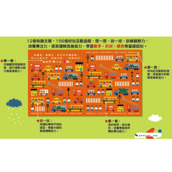 【樂森藥局】幼福文化 視覺專注力：認知尋找遊戲