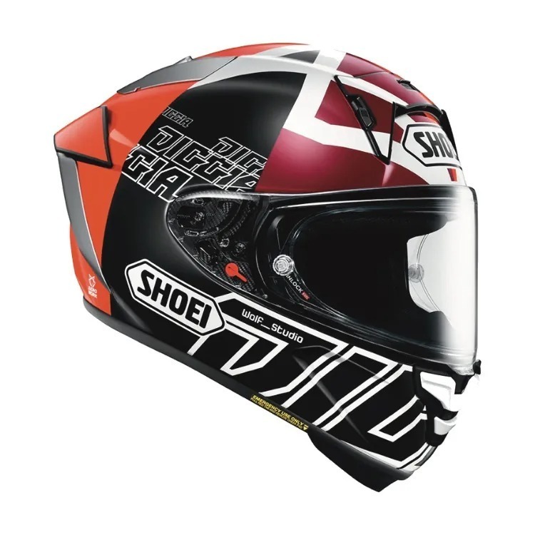 SHOEI X-FIFTEEN - DIGGIA2 TC-1 選手彩繪 頂級帽款