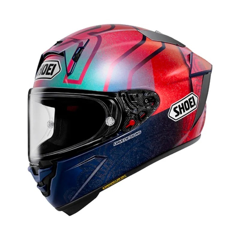 SHOEI X-FIFTEEN MARQUEZ HOLI TC-1 選手彩繪 頂級帽款