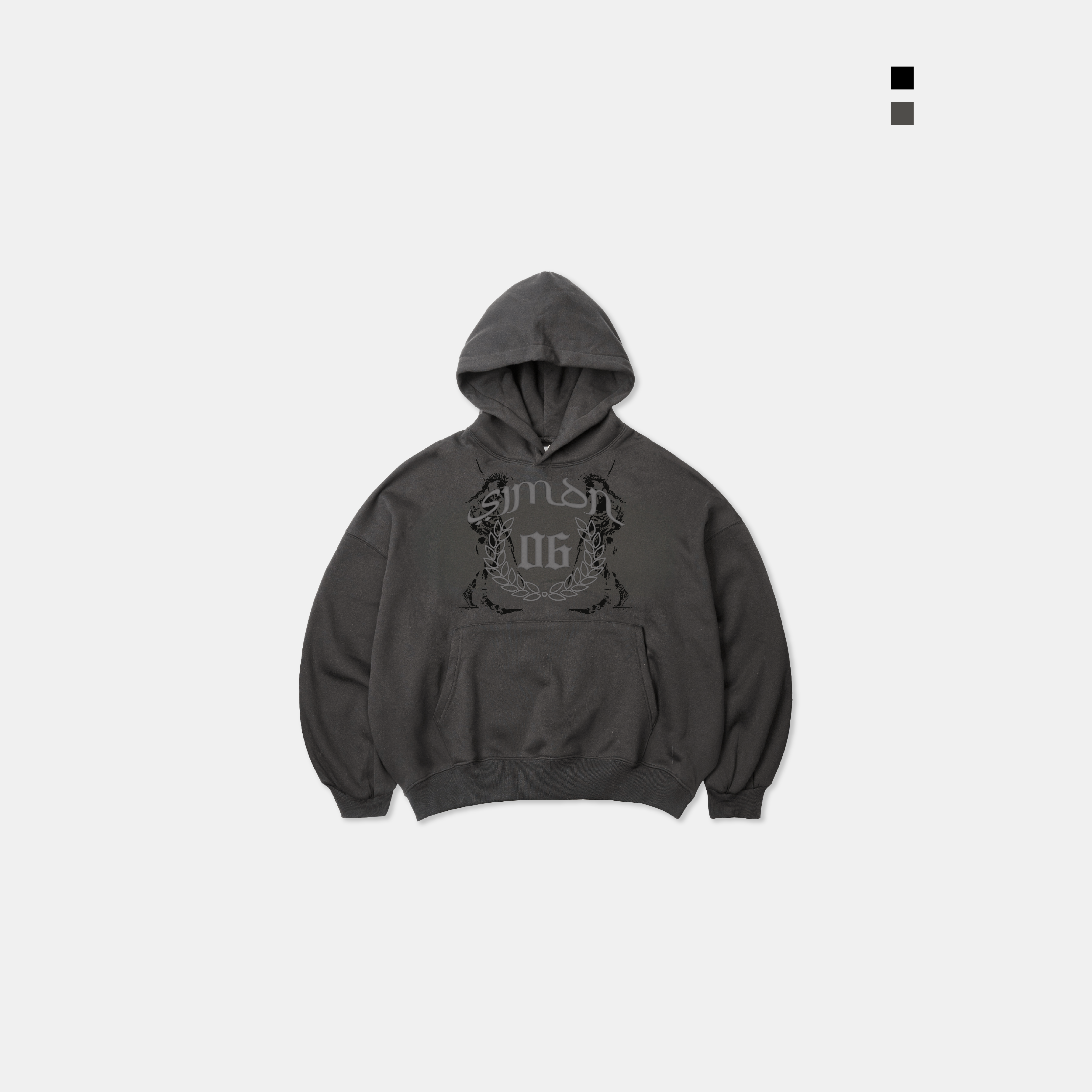 SIMON MADE HL-2502 浮雕 羅馬士兵 BOXY V2 帽T