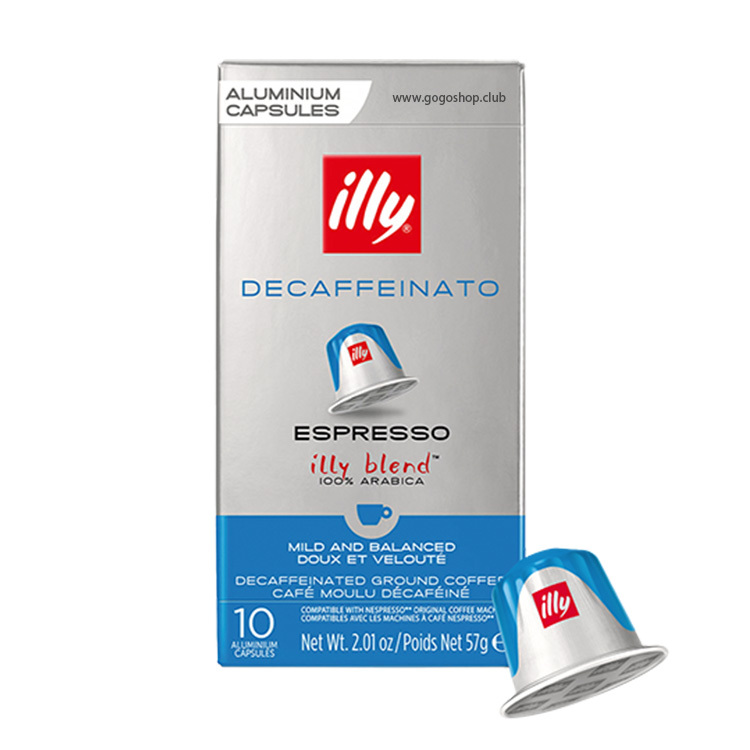 illy 低因意式咖啡膠囊 (10粒裝) - 兼容 Nespresso