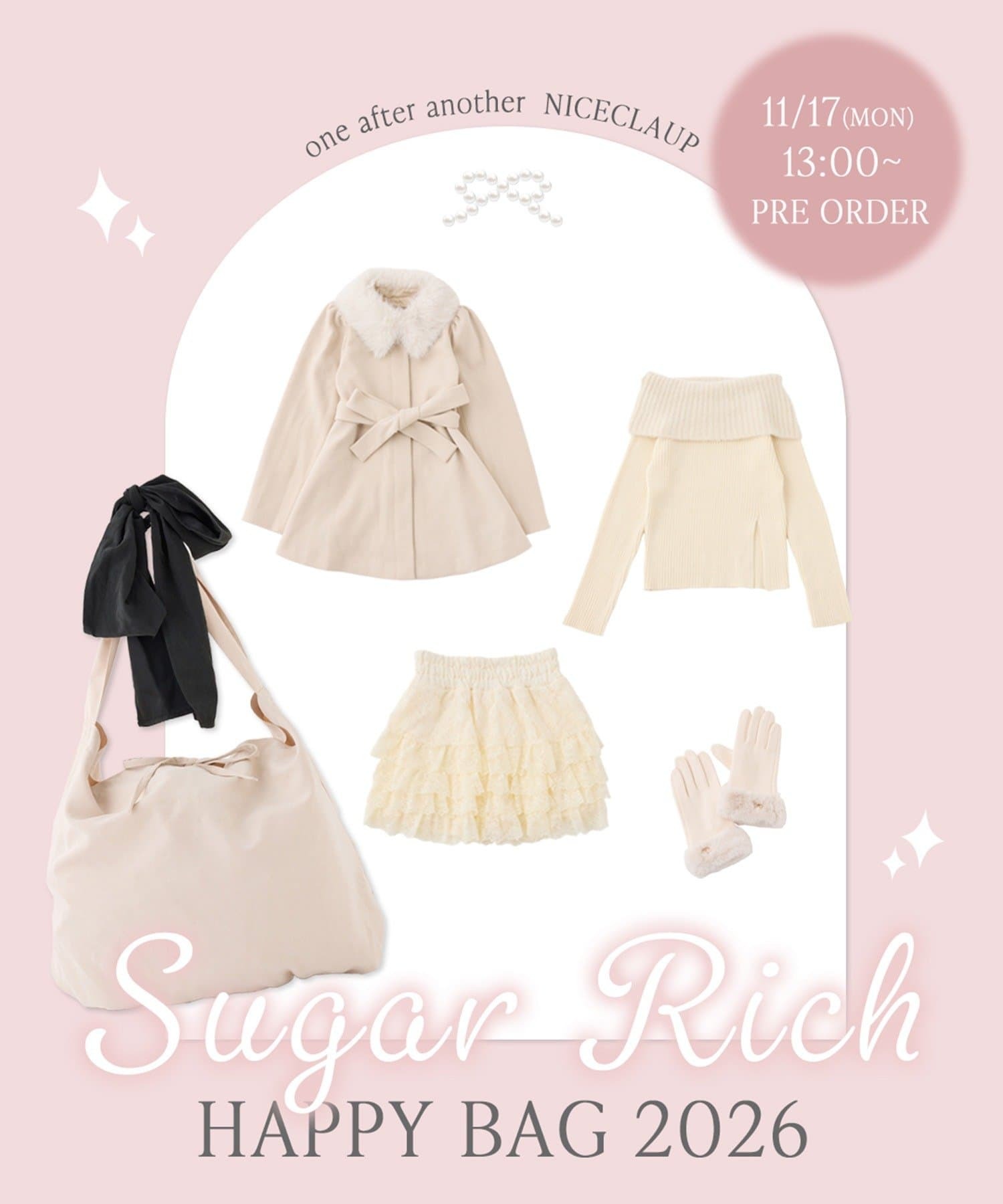 [免運] 福袋 one after another NICE CLAUP【SugarRich】2026