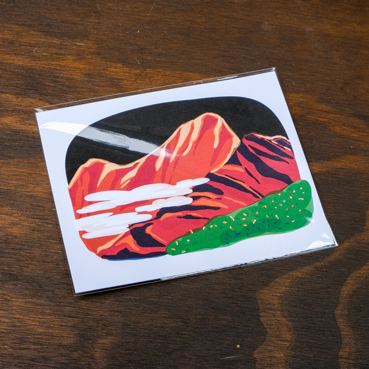 SP｜Aaartistlife旅遊插畫｜印刷品｜台灣五嶽｜玉山