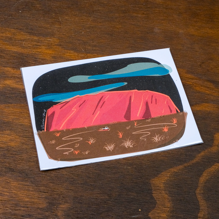 SP｜Aaartistlife旅遊插畫｜印刷品｜烏魯魯