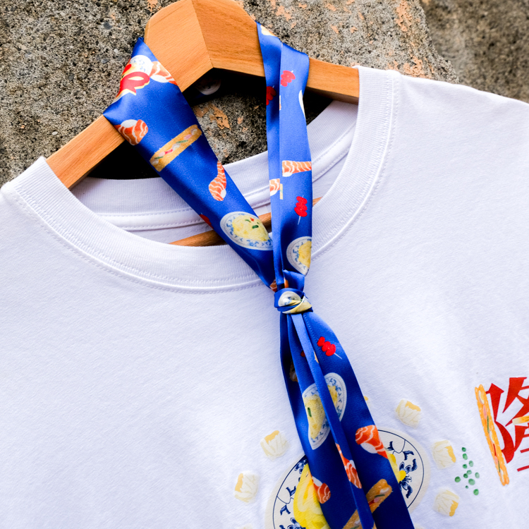 SP｜Aaartistlife旅遊插畫｜領巾｜基隆款