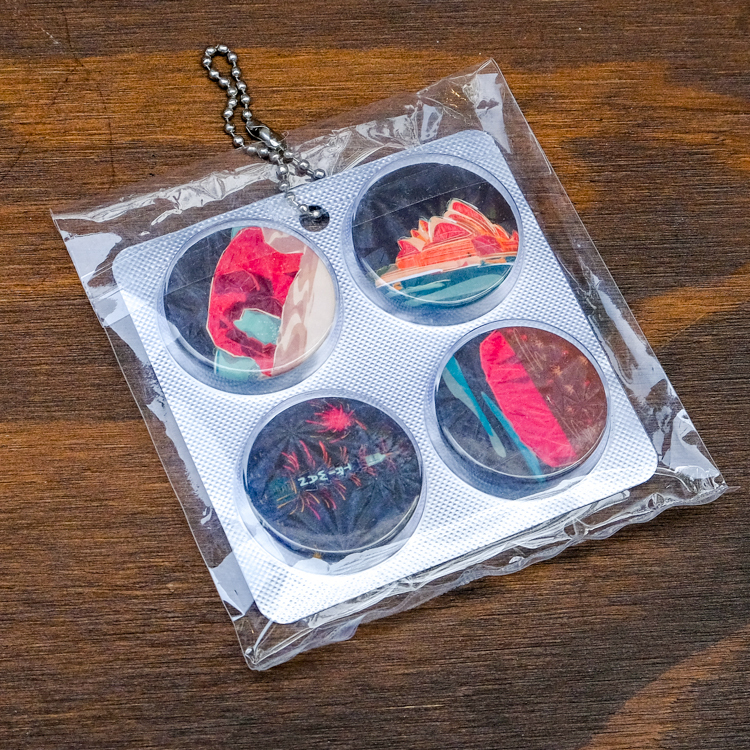 SP｜Aaartistlife旅遊插畫｜臺灣澳洲景點｜徽章｜4入