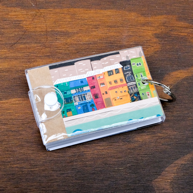 SP｜Aaartistlife旅遊插畫｜口袋筆記本｜筆記本｜正濱漁港彩虹屋