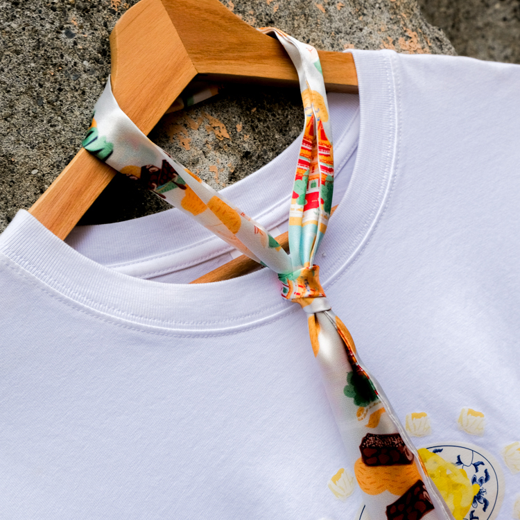 SP｜Aaartistlife旅遊插畫｜領巾｜桃園款