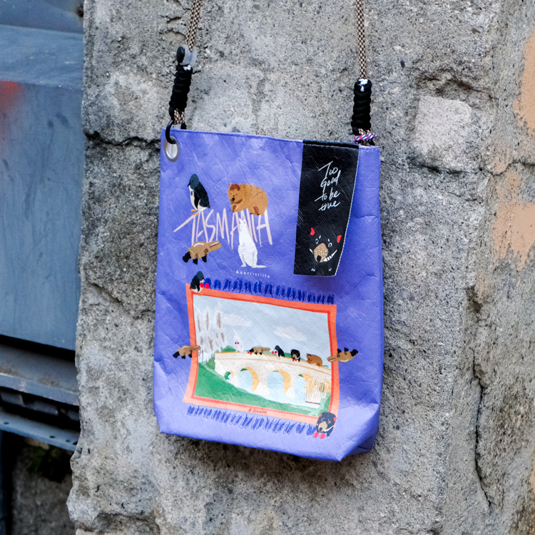 SP｜Aaartistlife旅遊插畫｜杜邦紙斜挎包｜Tasmania