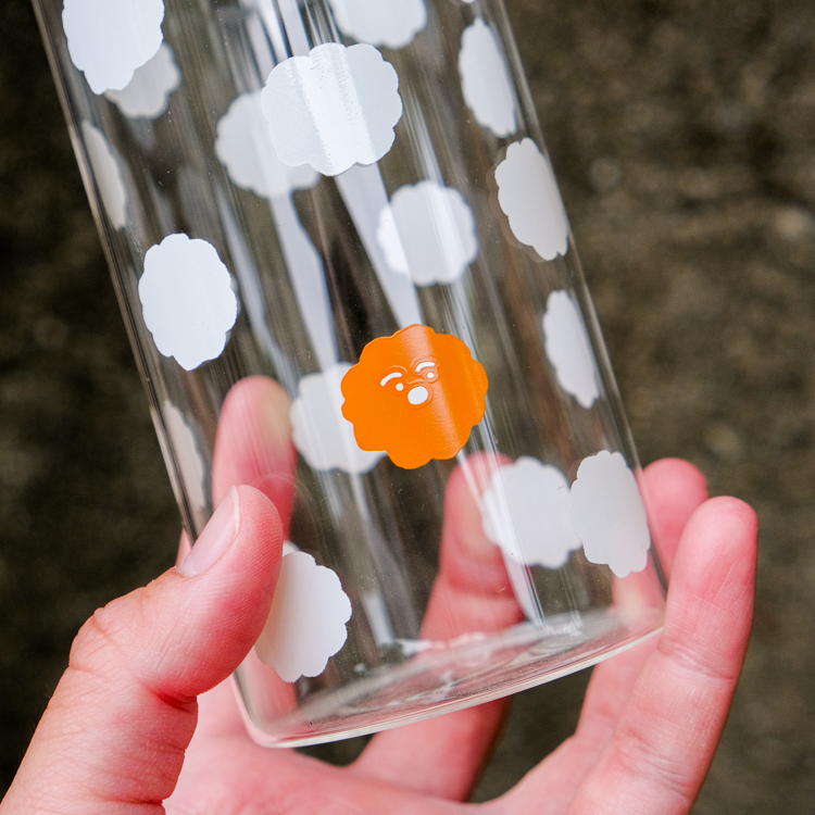 miii｜玻璃杯｜爆米花狗狗