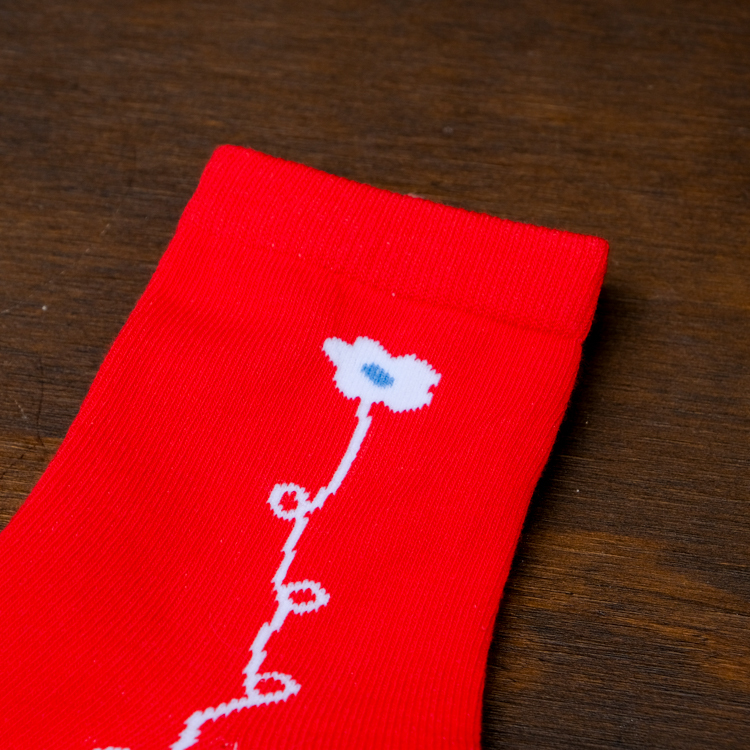 miii｜襪子｜白色小花