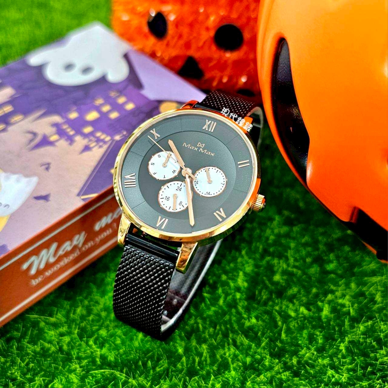 【Max Max】浮雕之匠•雅黑領域MAS7024-1 38mm 現代鐘錶