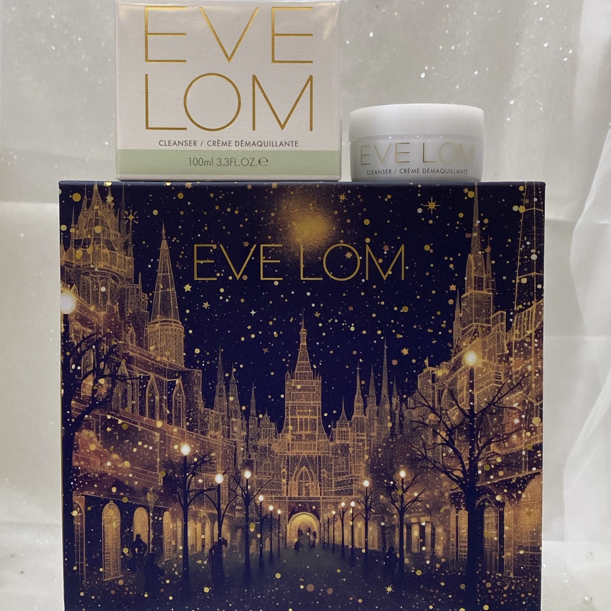 EVE LOM 聖誕兩件套 （潔顏霜100+潔顏霜30ml）