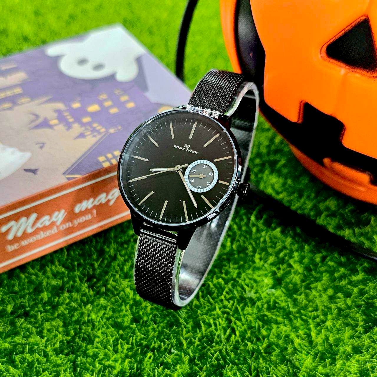 【Max Max】境鎏恆律•暮夜雅黑MAS7035-M6 36mm 現代鐘錶