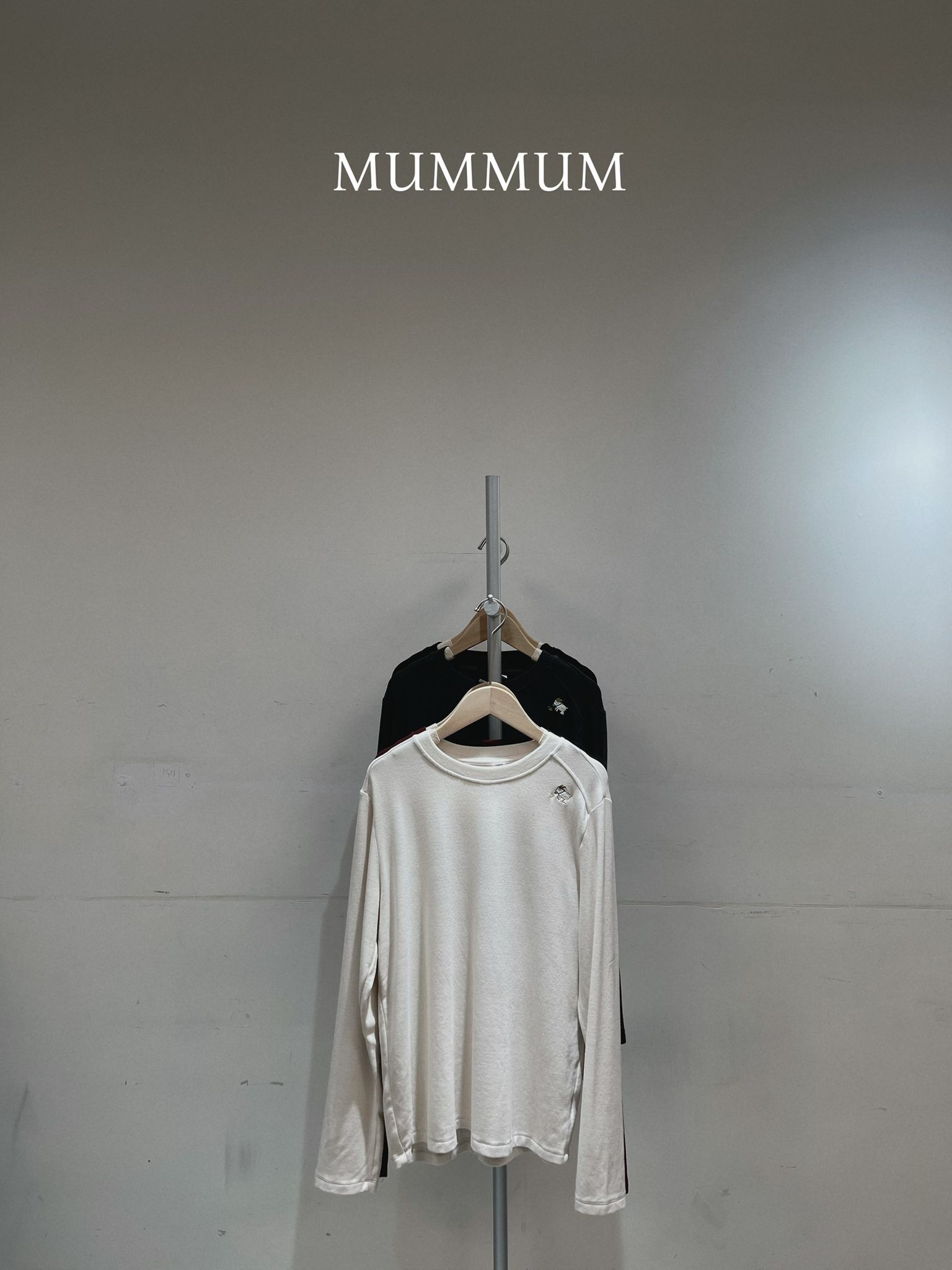 0212867a/有隻小山羊綿質長袖t恤 40/40/26